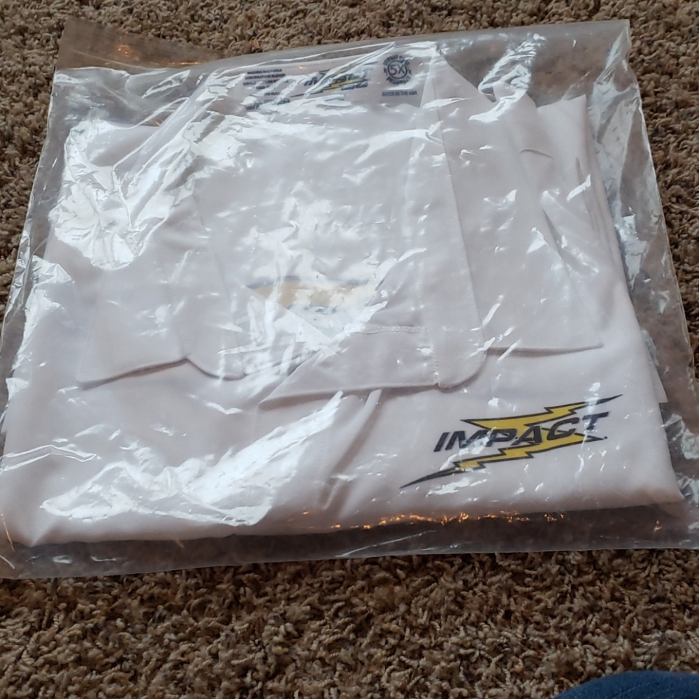 Impact Racing short sleeve button down. 5X NWT